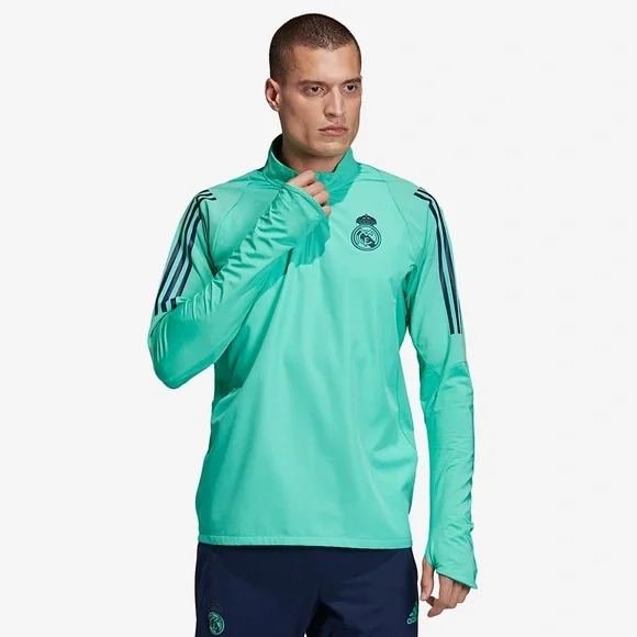 Adidas Real Madrid UCL 2019/20 EU Training Top, Sz S in Mint Green - Picture 3 of 15